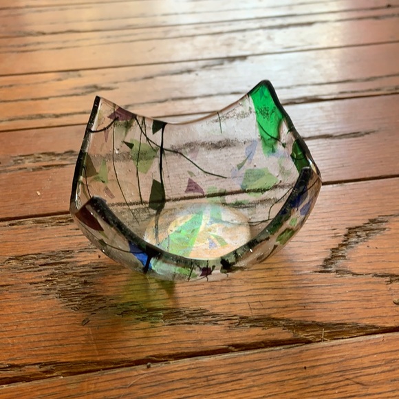 Handmade Decorative Glass Bowl - Picture 1 of 4